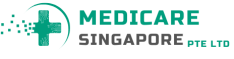 Blue and Black Modern Medical Technology Logo